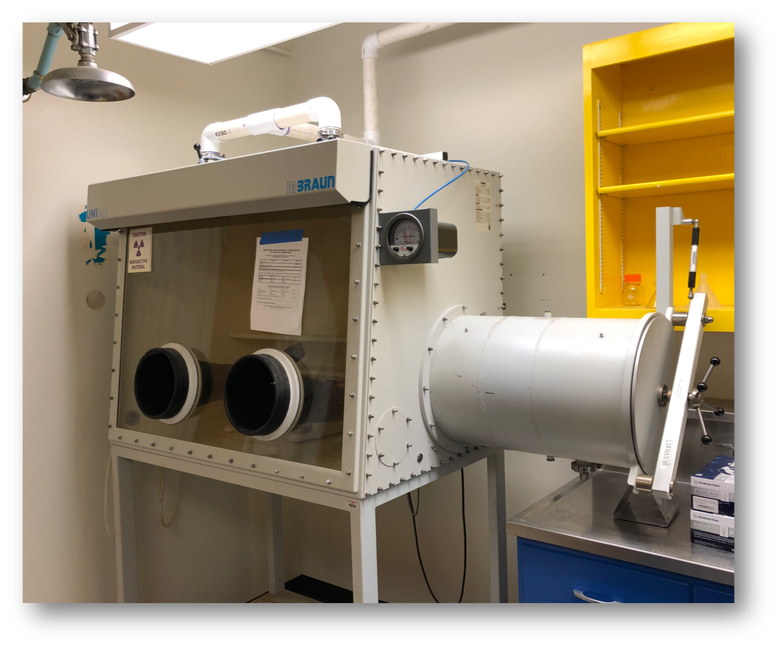 Glovebox for radiological sample handling