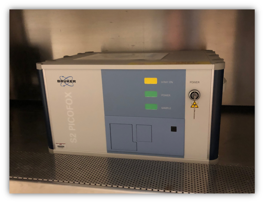 Bruker S2 PICOFOX X-ray fluorescence spectrometer